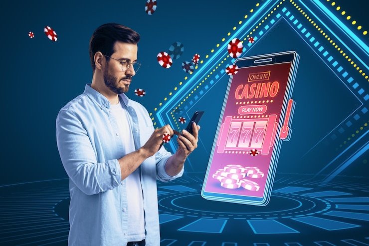 Tampilan neon toto2 di ponsel